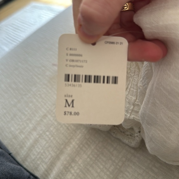 FREE PEOPLE RUFFLE BLOUSE - Picture 5 of 5